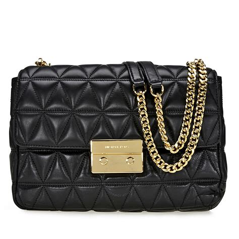 michael kors cosmetic bag|michael kors quilted shoulder bag.